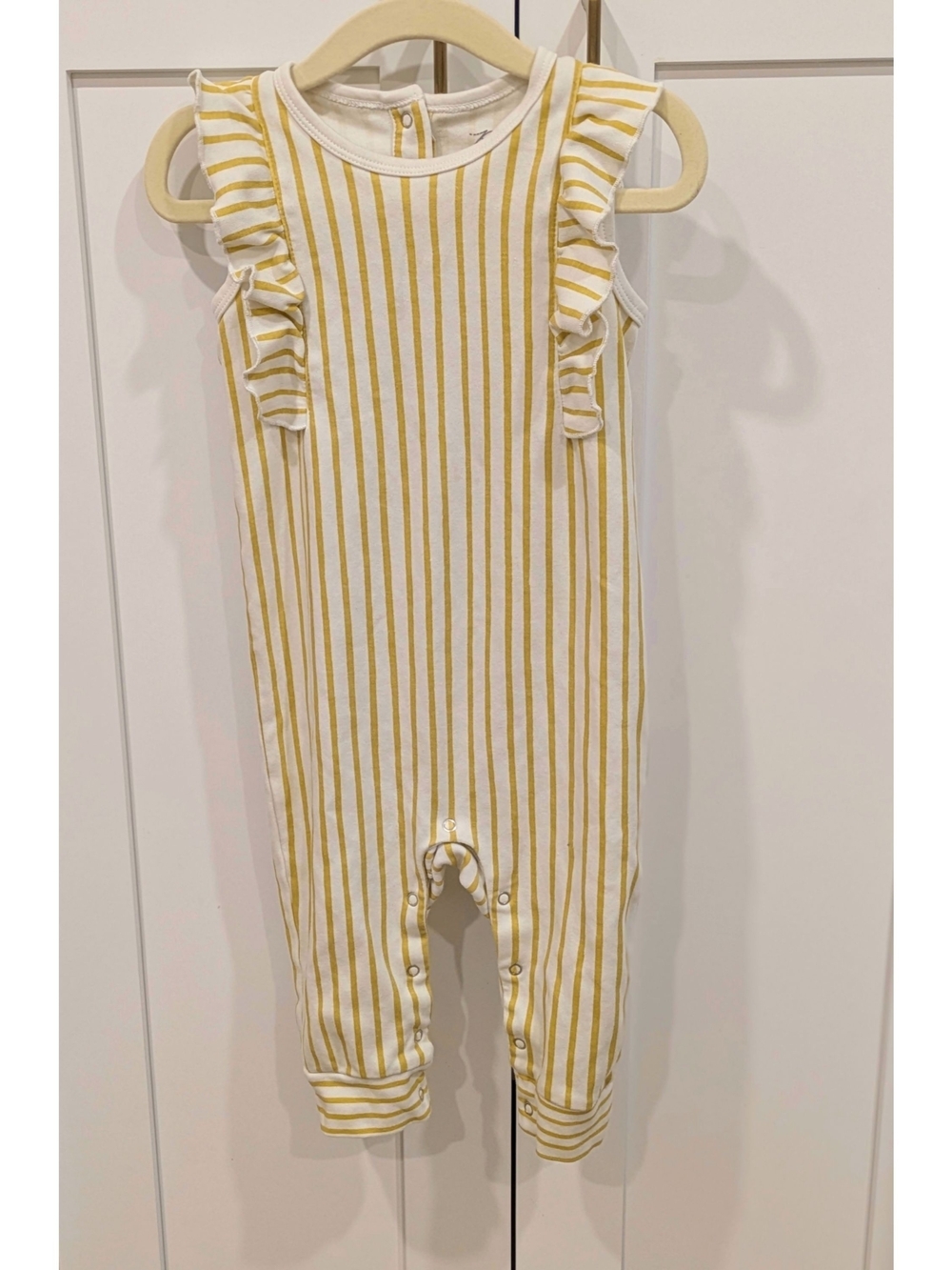 Pehr Yellow Stripe Kids One-Piece Romper